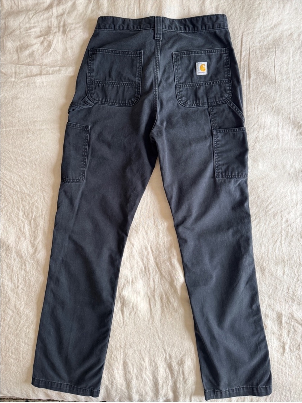 Carhartt Men’s Black Relaxed-Fit Work Pants - size 30x34 - Picture 4 of 4